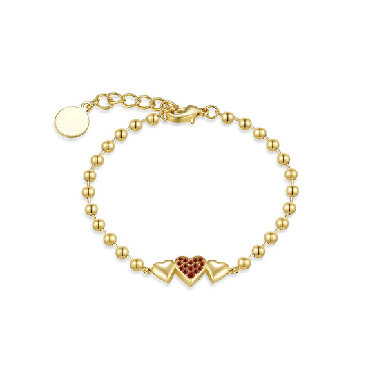 Beaded Heart Bracelet