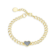 Centered Heart Bracelet