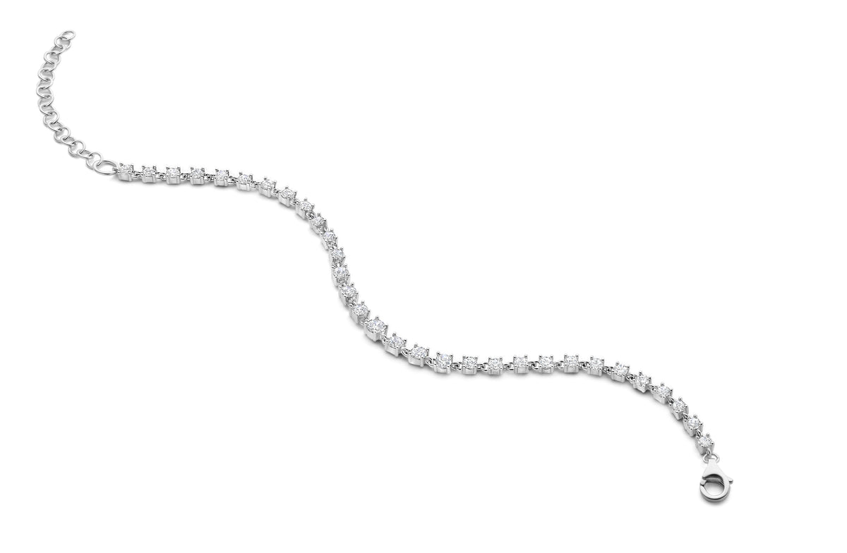 Spaced Tennis Bracelet