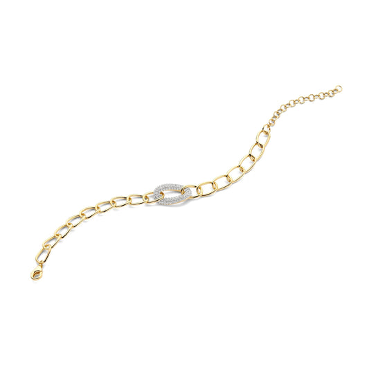 Unique Middle Pave Bracelet