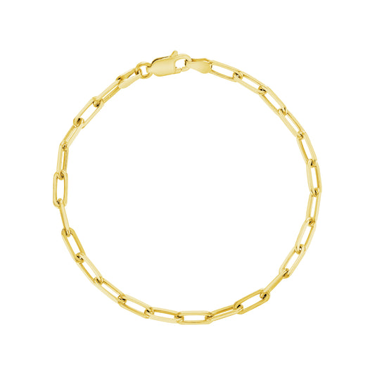 Dainty Plain Link Bracelet