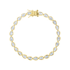 Teardrop Bezel Bracelet