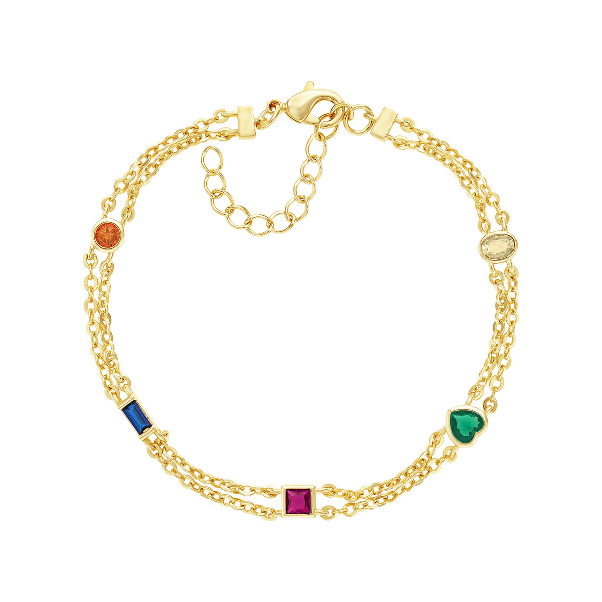 Double Link Assorted Bracelet