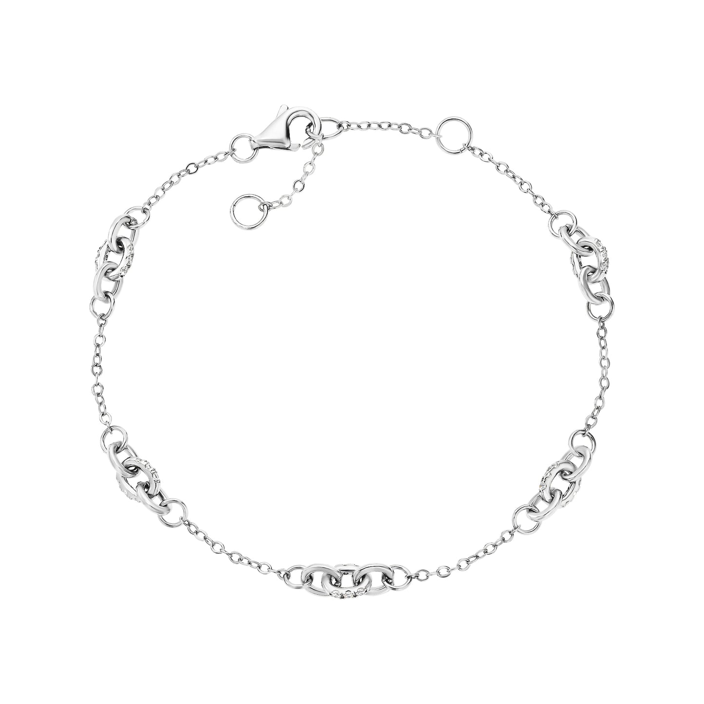 Dainty Intertwined Link Bracelet