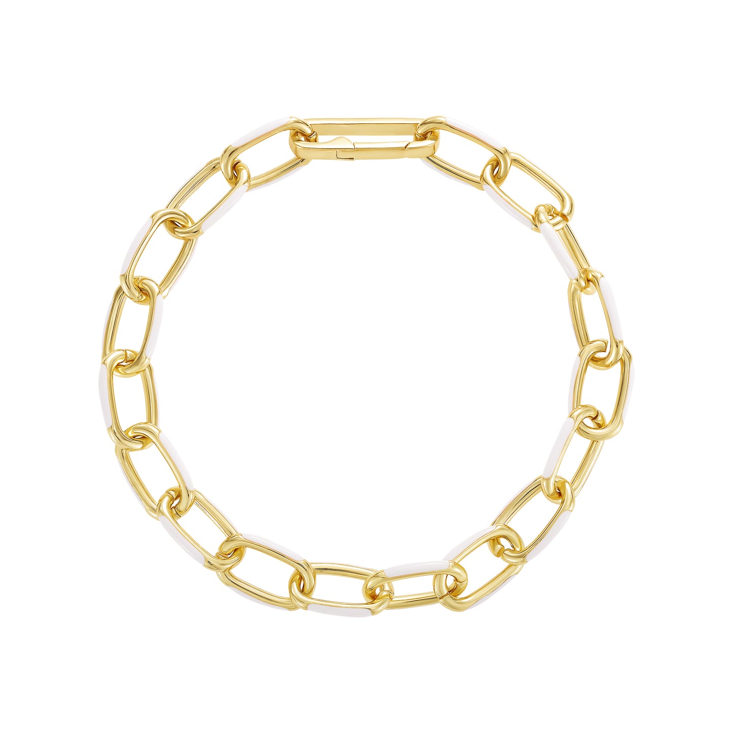 Enamel Classic Link Bracelet