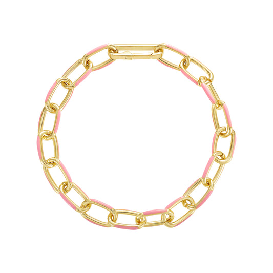 Enamel Classic Link Bracelet