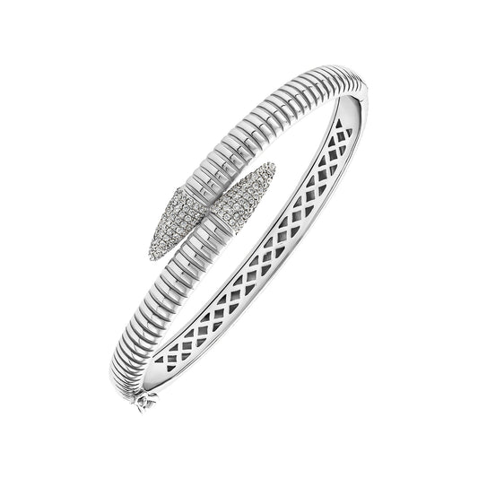 Ribbed Pointy Bangle