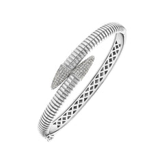 Ribbed Pointy Bangle