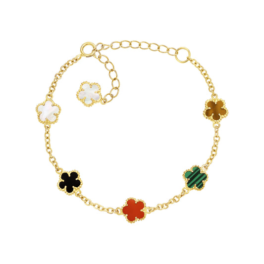 Small Clover Multi Bracelet