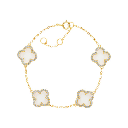 Open Clover Bracelet