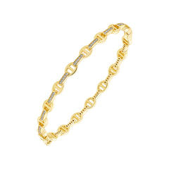 Dainty Link Bangle