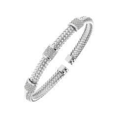 Textured Triple Rolled Bangle