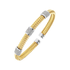 Textured Triple Rolled Bangle