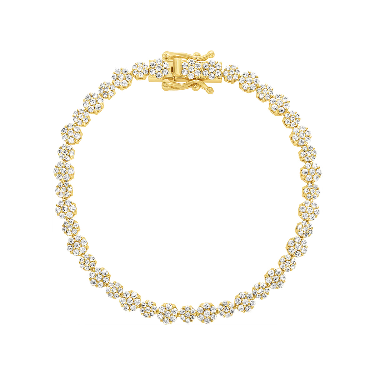 Round Pave Bracelet