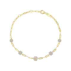 Graduating Cluster Bracelet