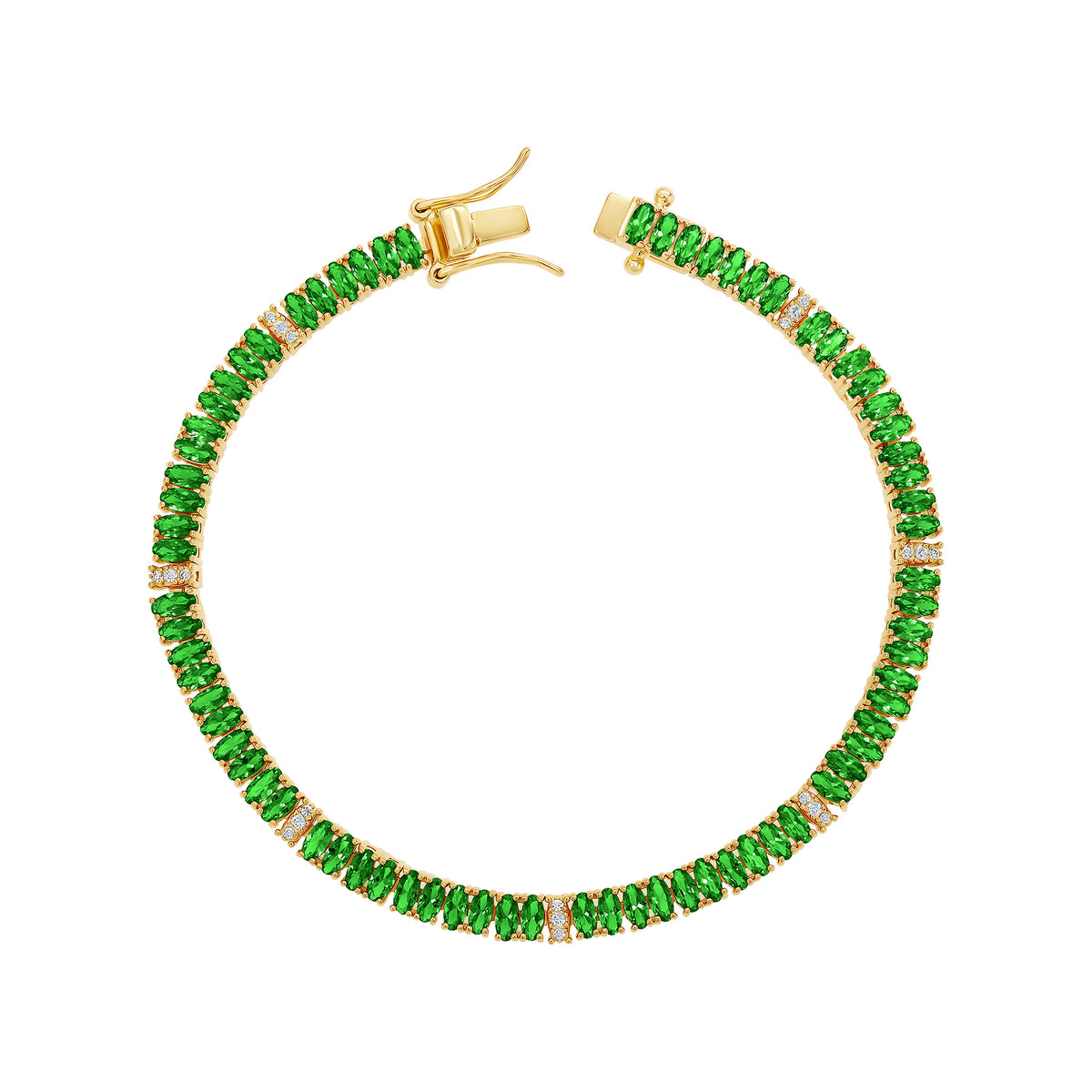 Oval Colored Bracelet