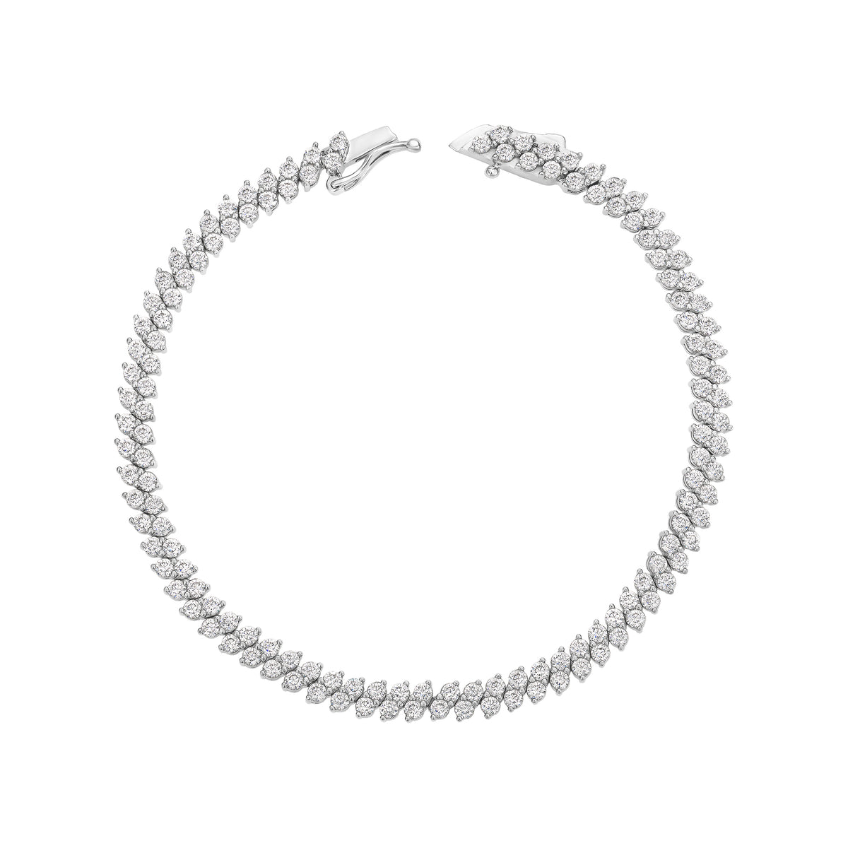 Side Double Tennis Bracelets