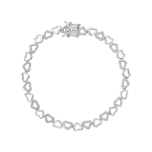 Opposite Heart Bracelet