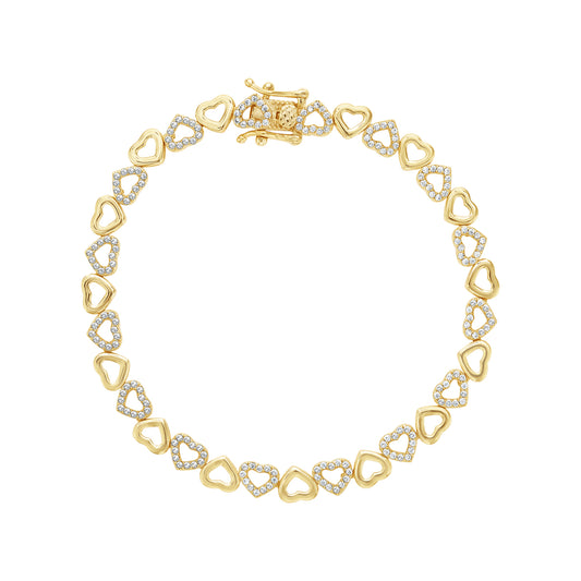 Opposite Heart Bracelet