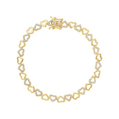 Opposite Heart Bracelet