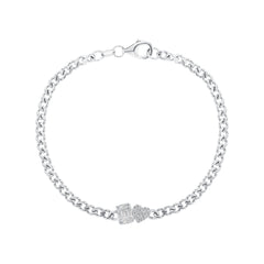 Multi Shape Duo Chain Bracelet