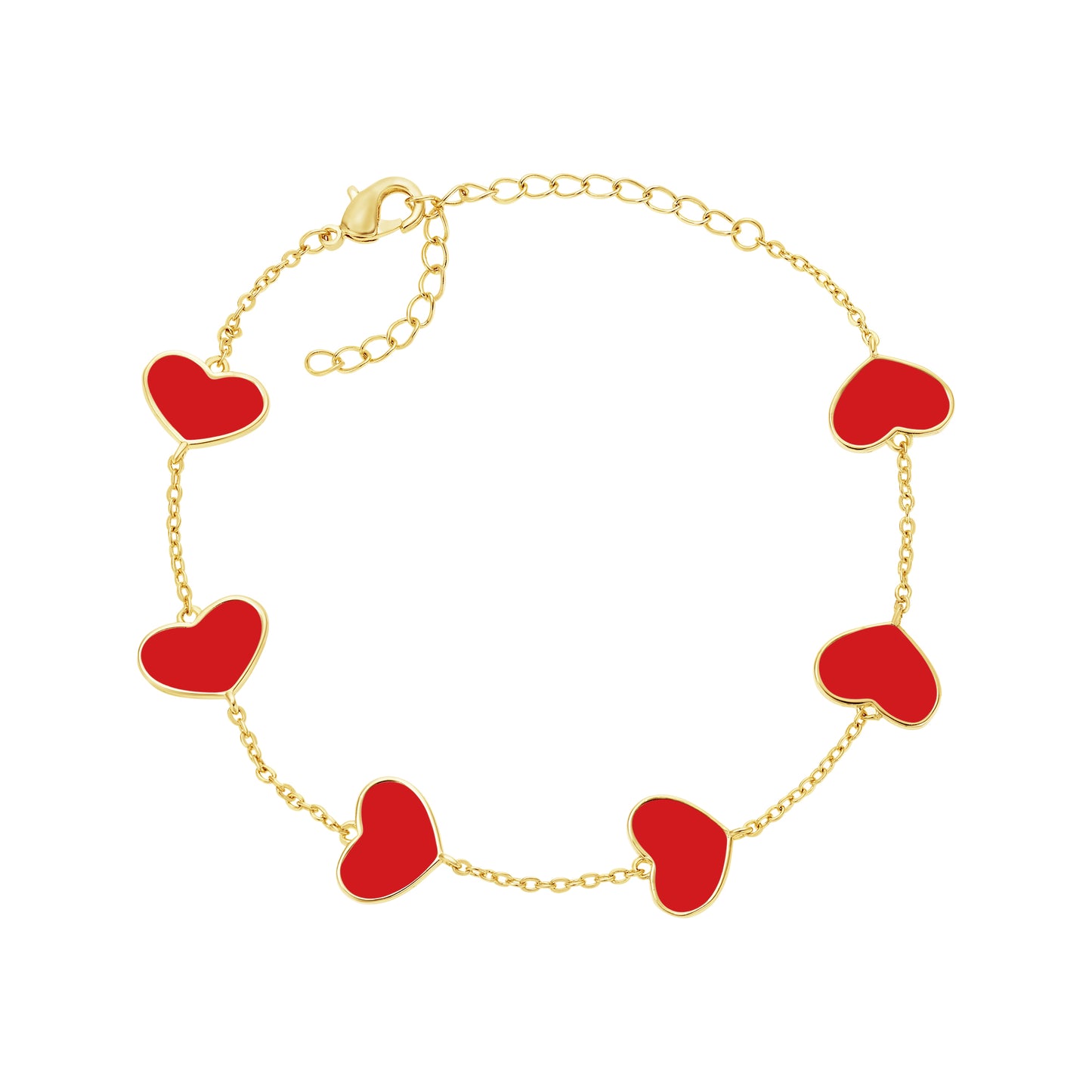 Side Heart Color Bracelet