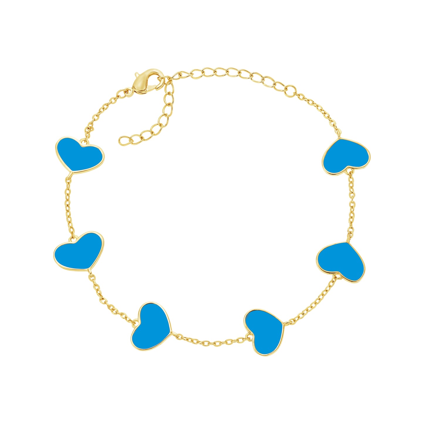 Side Heart Color Bracelet