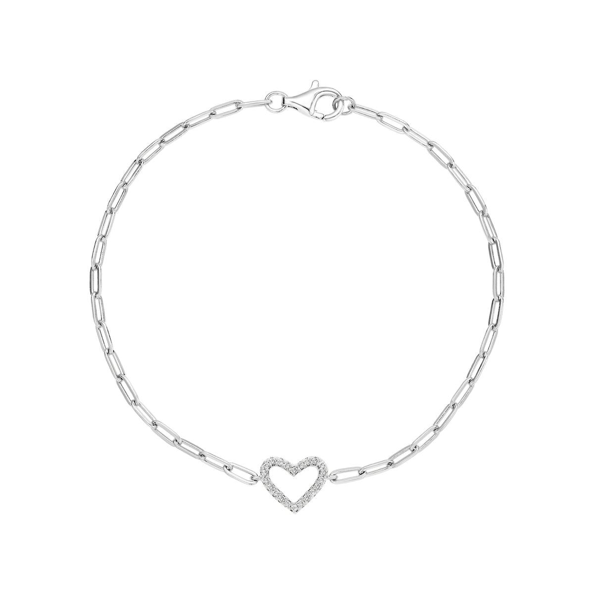 Open Mini Heart Bracelet