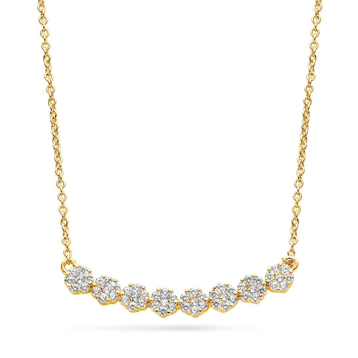 Cluster Pave Bar
