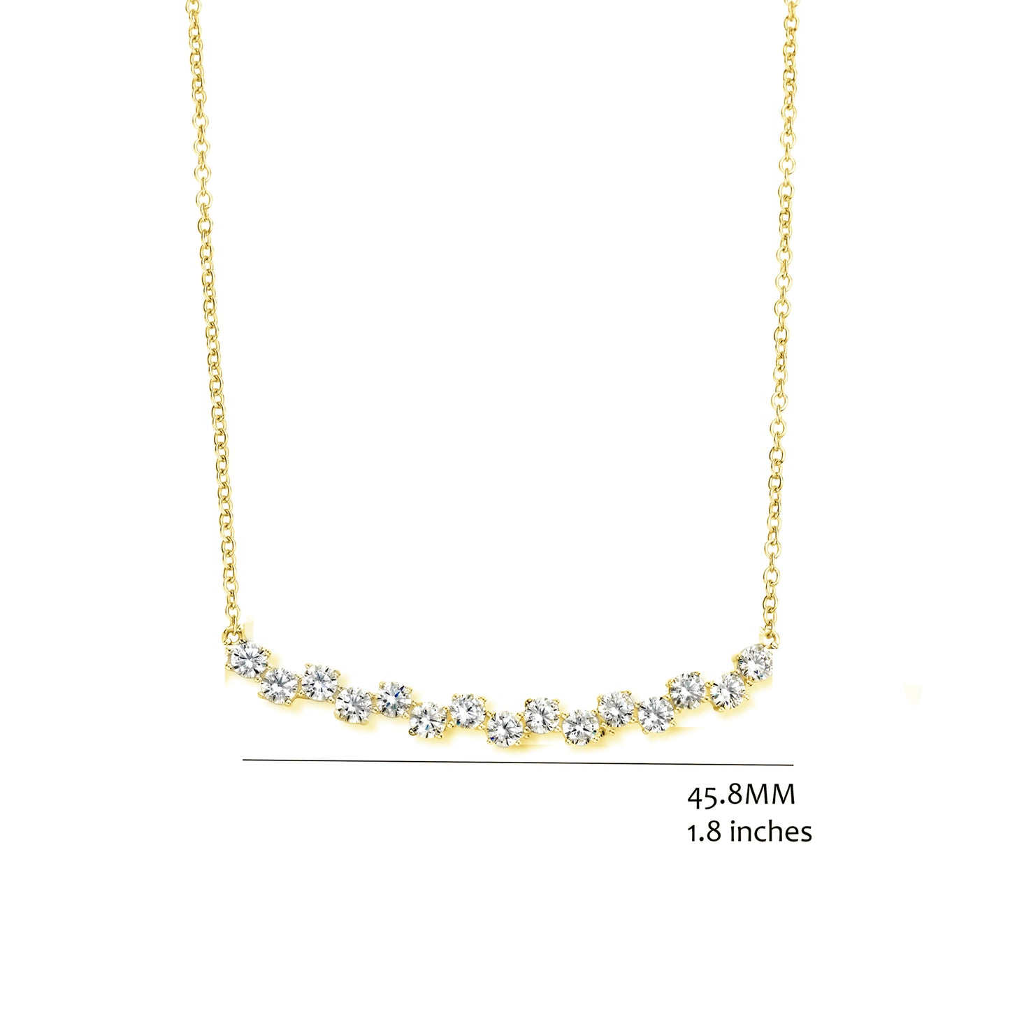 Dainty Zig Zag Necklace