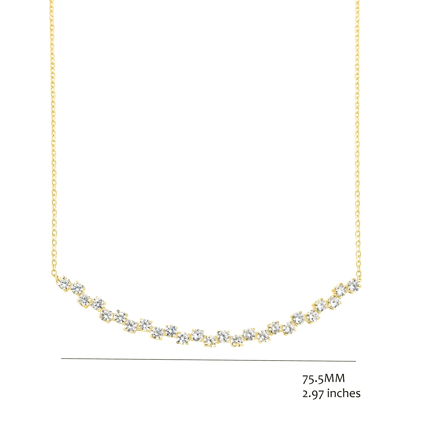 Dainty Zig Zag Necklace