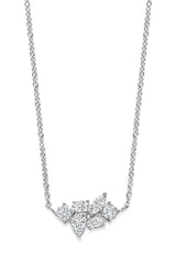 Multishape Cluster Bar Necklace
