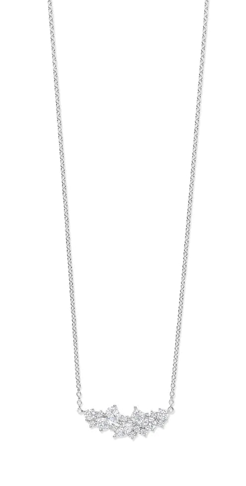 Multishape Bar Curve Necklace