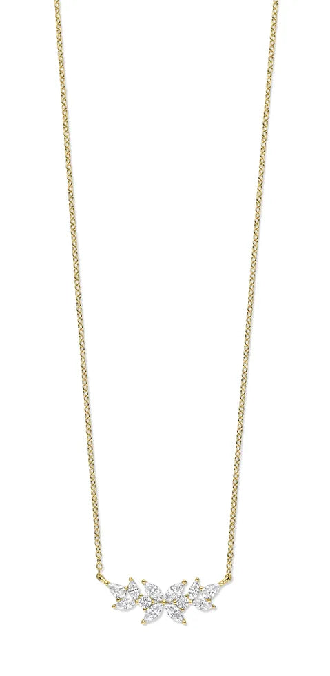 Floral Bar Necklace