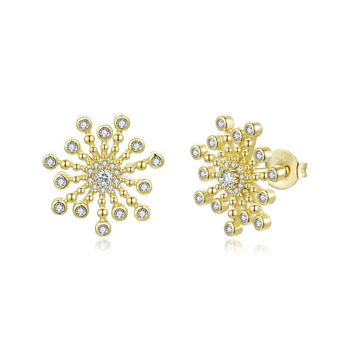 Bezel Burst Studs