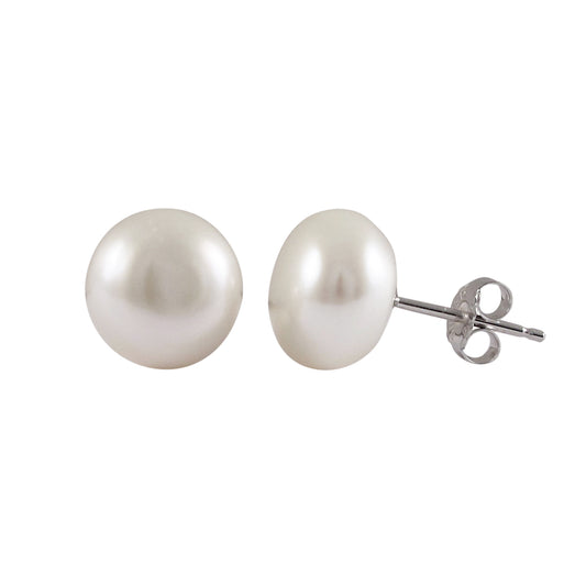 Pearl Flat Studs