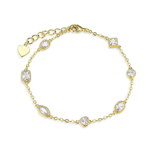 Dainty Multi Shape Bracelet