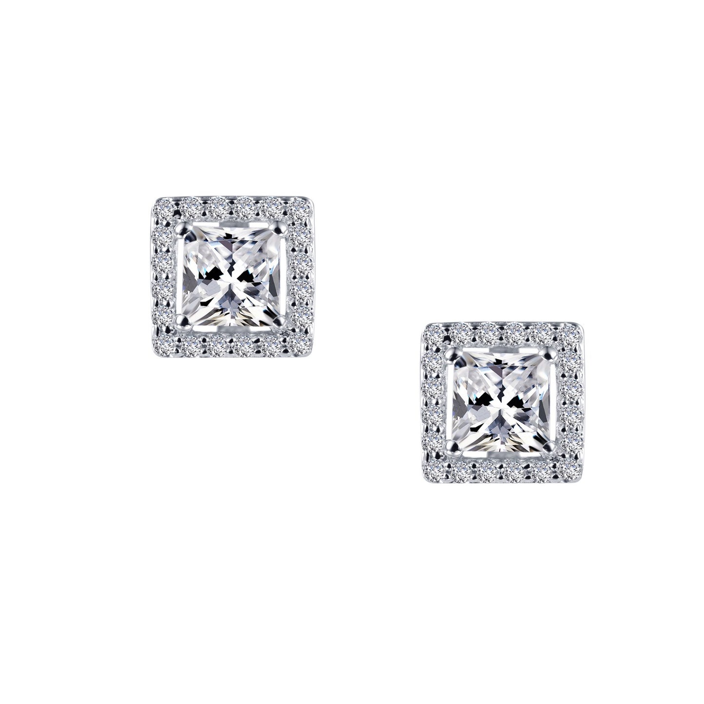 Princess Halo Stud Earrings