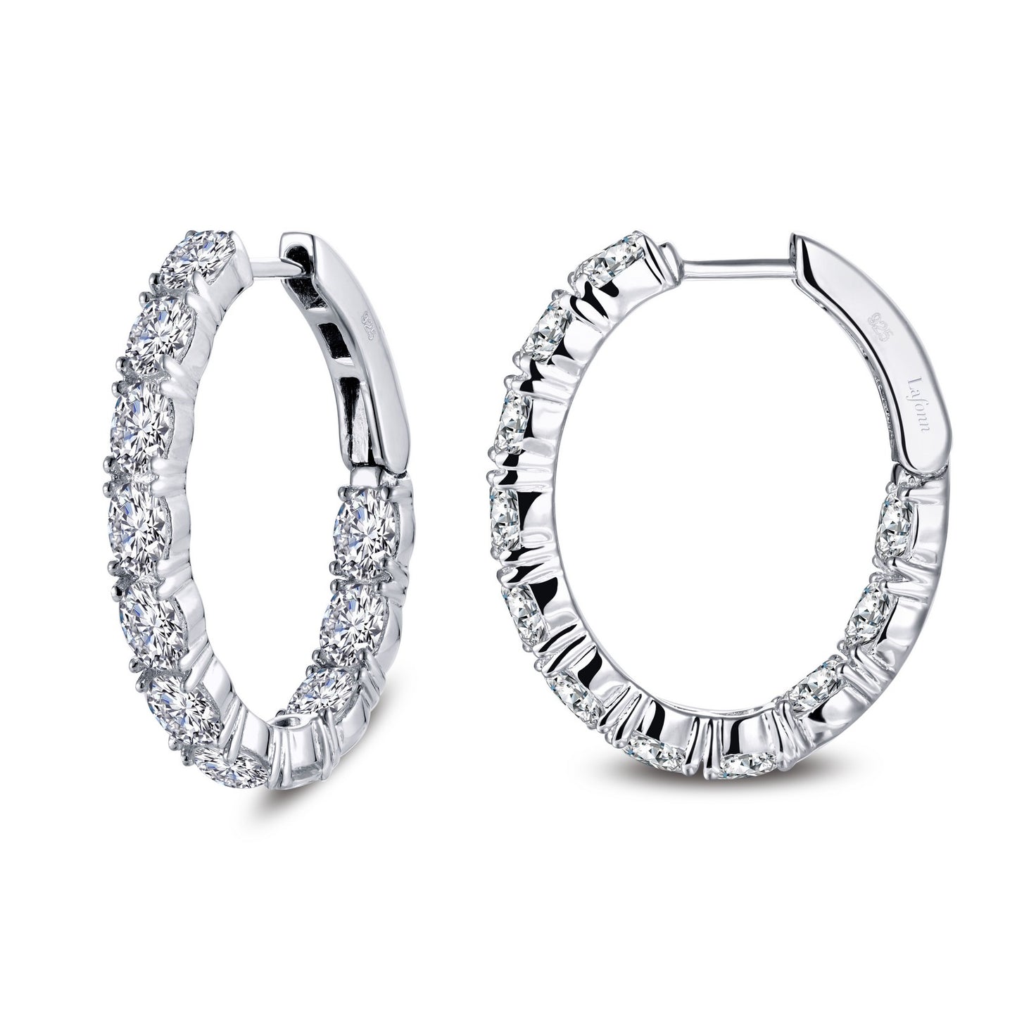 Oval Hoop Earrings