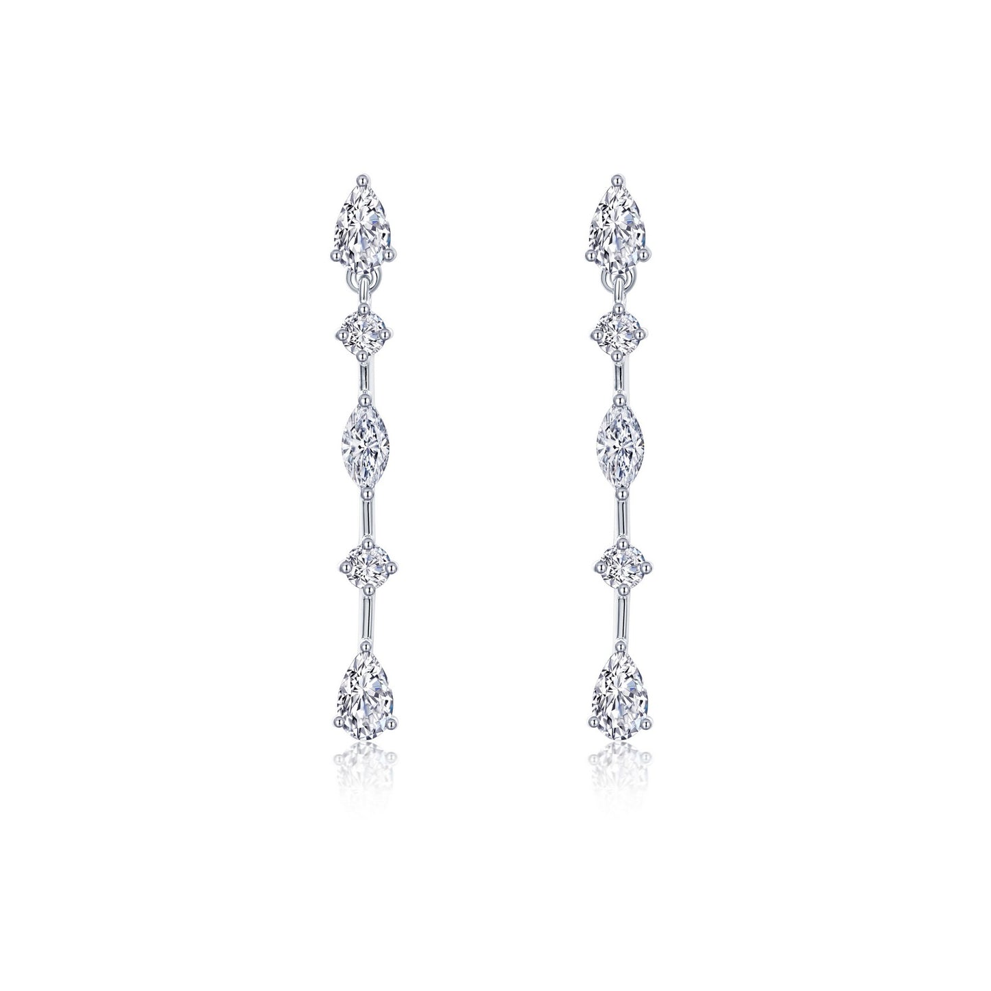 Exquisite Linear Drop Earrings