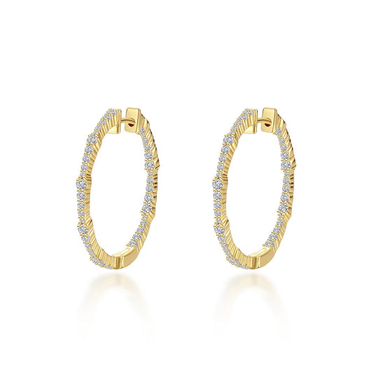 Dot Hoop Earrings