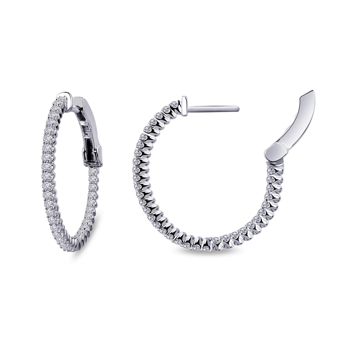 Classic Inside-Out Hoop Earrings
