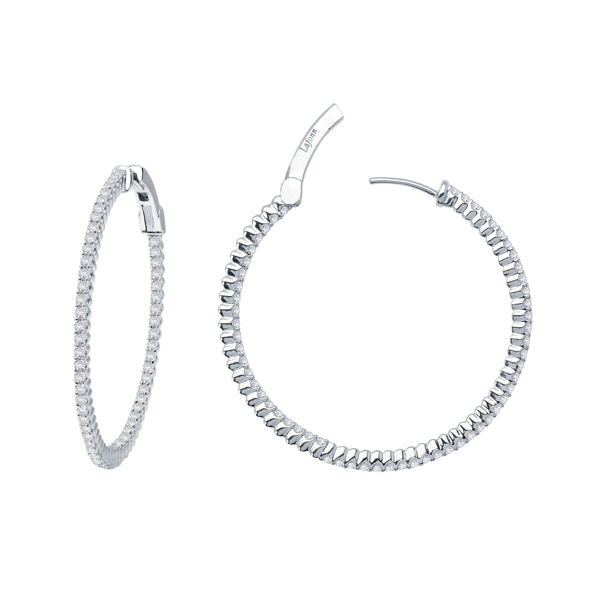 Classic Inside-Out Hoop Earrings