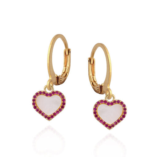 Perfect Heart Charm Earrings