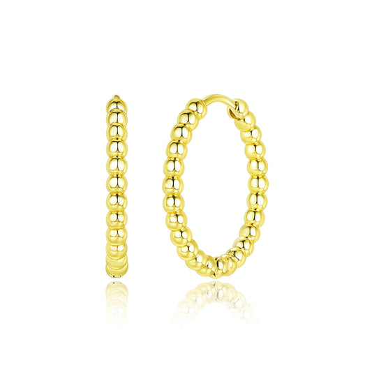 Gold Ball Hoops