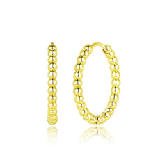 Gold Ball Hoops