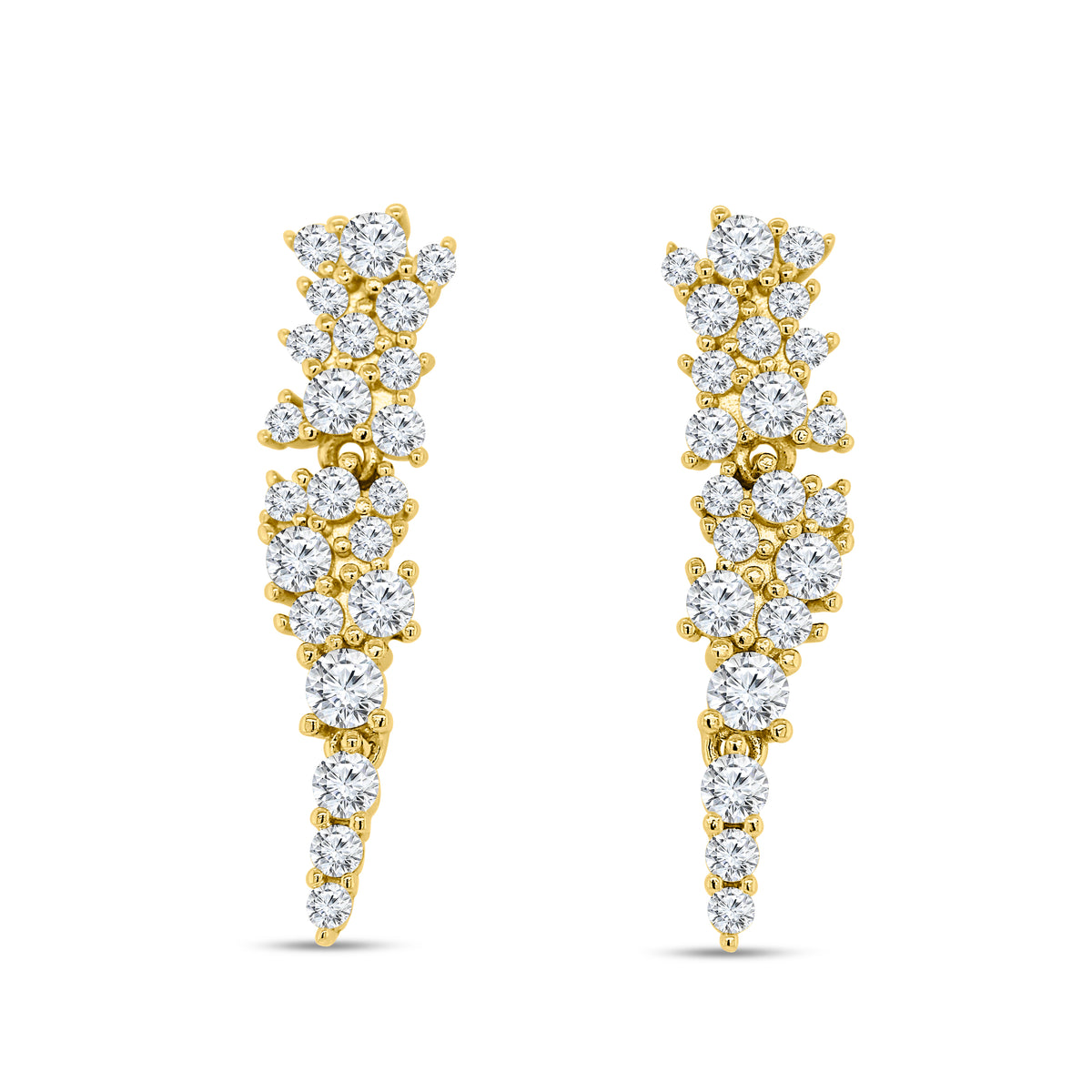 Constellation Cluster Drop Earrings