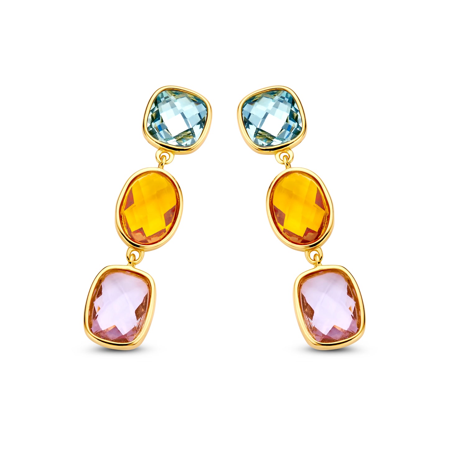 Multicolor Stone Earrings