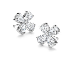 Four Petal Stud Earrings