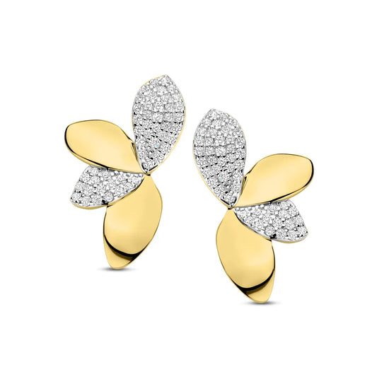 Side Leaf Earrings
